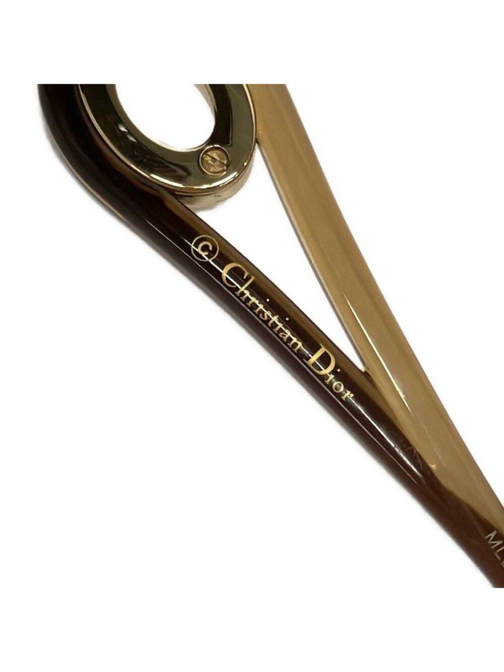 Dior Sunglasses Dark Brown Gold Eyewear View 4